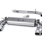 Milltek Race Catback Exhaust System for 8V Audi S3 Quattro (sportback) - Non-Resonated with Polished GT Tips