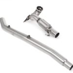 Milltek Large Bore Downpipe with Race Pipe for 8Y Audi S3 / MK8 Volkswagen Golf R for OE Catback Systems