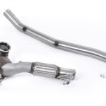 Milltek Large Bore Downpipe with Hi-Flow Sports Cat for 8Y Audi S3 / MK8 Volkswagen Golf R for OE Catback System