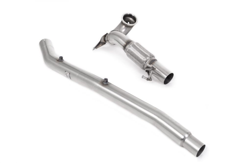 Milltek Large Bore Downpipe with Race Pipe for 8Y Audi S3 / MK8 Volkswagen Golf R for OE Catback Systems