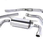 Milltek Resonated Catback Exhaust System for F22 BMW M235i with Polished Tips