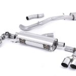 Milltek Valved & Resonated Catback Exhaust System w/ EC Approval for 8X Audi S1 with Polished GT Tips