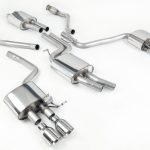 Milltek Catback Exhaust System for 8R Audi SQ5 with Polished Tips