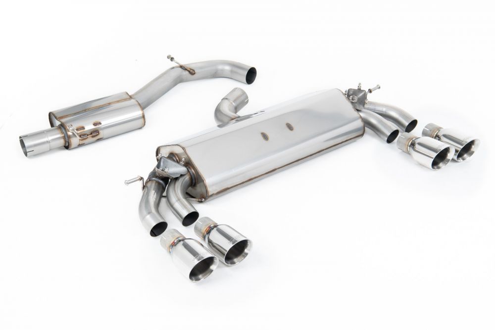 Milltek Valved & Resonated GPF / OPF-Back Exhaust System for 8V.2 Audi S3 (sportback) with Polished GT Tips