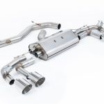 Milltek Valved & Non-Resonated Catback Exhaust System for 8Y Audi S3 Quattro (sportback) with Polished GT Tips