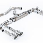 Milltek Valved & Non-Resonated Race Catback Exhaust System for 8Y Audi S3 Quattro (sedan) with Polished GT Tips