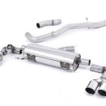 Milltek Valved & Non-Resonated Catback Exhaust System for 8X Audi S1 with Polished GT Tips