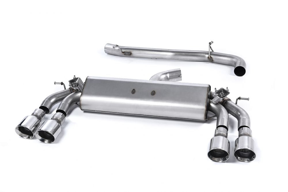 Milltek Valved & Non-Resonated Catback Exhaust System for 8V Audi S3 Quattro (sportback) with Polished GT Tips