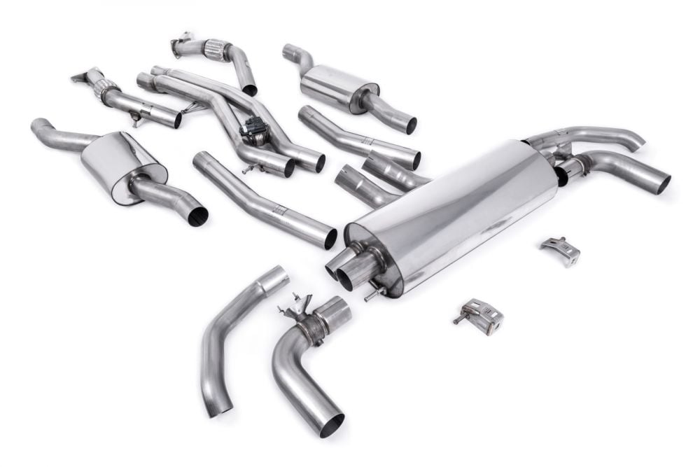 Milltek Valved OPF / GPF-Back Exhaust System for 4M Audi SQ7 - Resonated Version