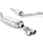 Milltek Catback Exhaust System for 8X Audi A1 (122PS) with Polished Tips - Resonated Version