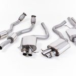 Milltek Valved Catback Exhaust System for B8 Audi RS4 - Resonated Version