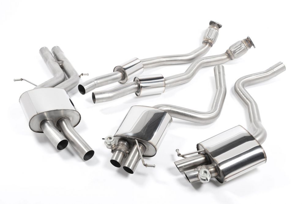 Milltek Valved Catback Exhaust System for B8 Audi RS5 - Resonated w/ EC Approval