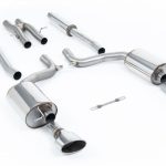 Milltek Catback Exhaust System for C6 Audi RS6 - Resonated with Polished Tips