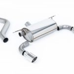 Milltek Rear Silencer Exhaust System for F20 / F21 BMW M135i with Polished Tips