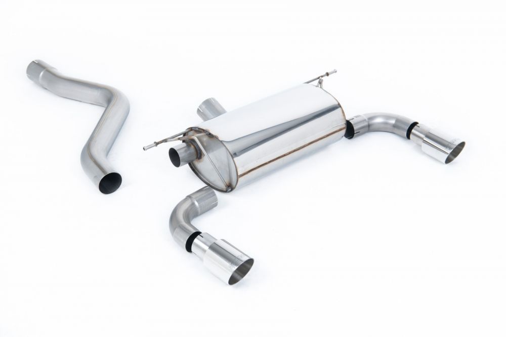 Milltek Rear Silencer Exhaust System for F20 / F21 BMW M135i with Polished Tips
