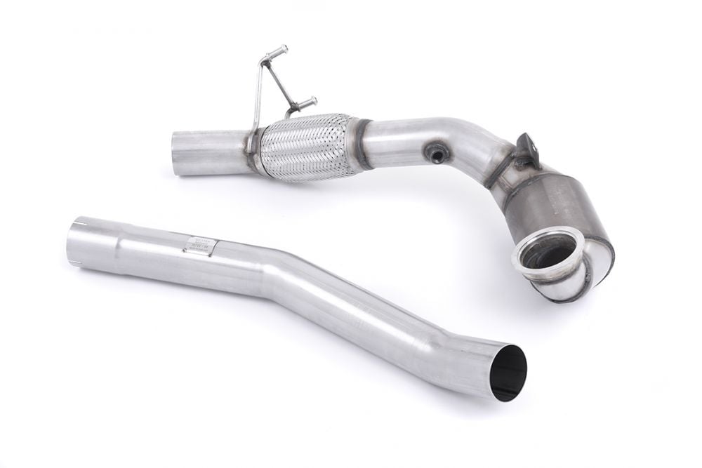 Milltek Large Bore Downpipe for 8X Audi S1 with Hi-Flow Sports Cat