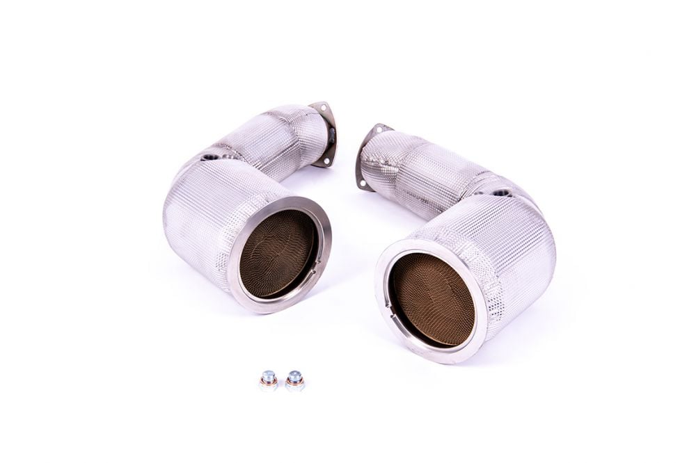 Milltek Large Bore Downpipes for 4M Audi SQ7 / 4MN Audi RSQ8 & SQ8 with Hi-Flow Sport Cats