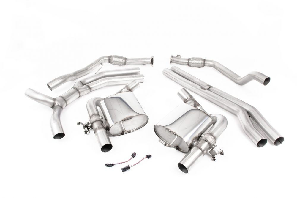 Milltek Valved & Non-Resonated Race Catback Exhaust System for B9 Audi RS4 & RS5 Sportback (non-OPF / GPF)