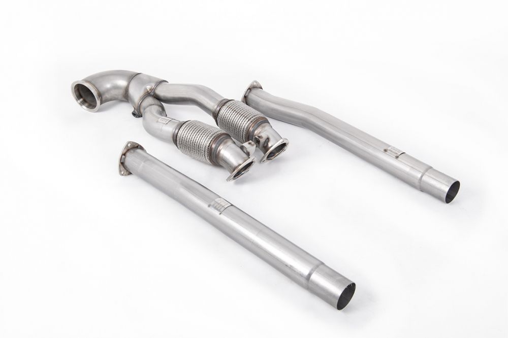 Milltek V2 Large Bore Downpipe with Race Cat for 8V / 8Y Audi RS3 (non-OPF-GPF)