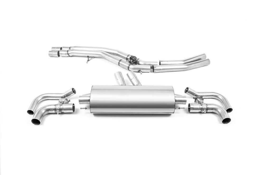 Milltek Valved Front-Pipe-Back Exhaust System w/ EC Approval for 4MN Audi RSQ8
