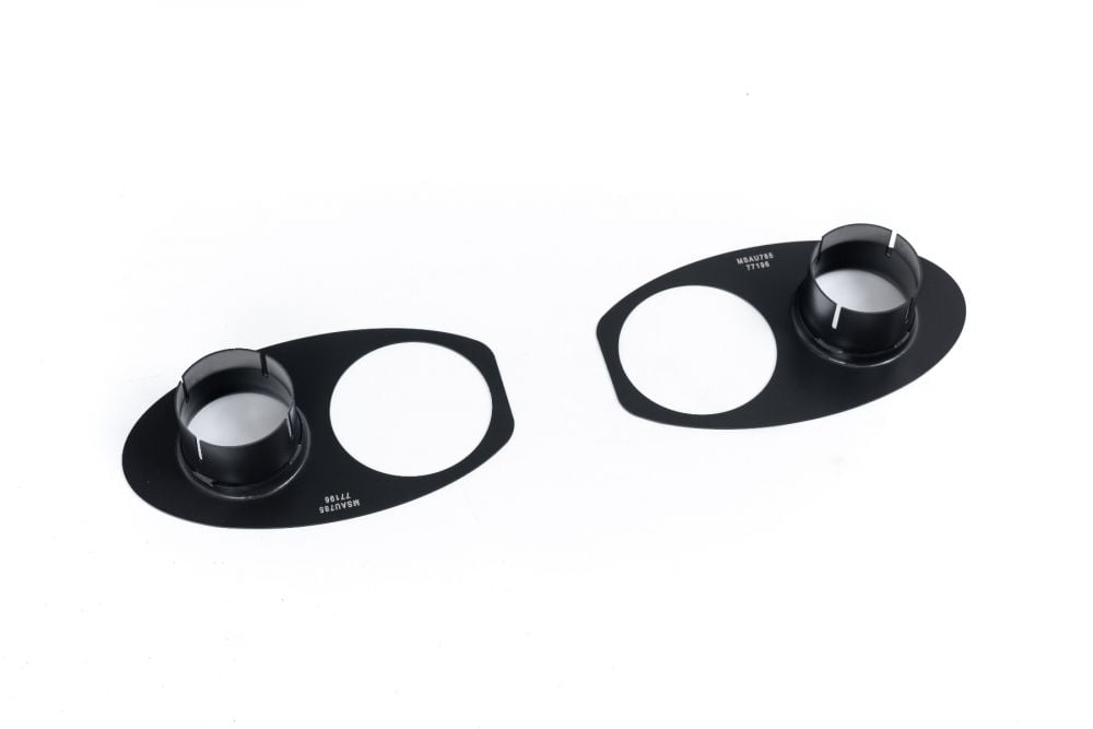 Milltek Cerakote Black Exhaust Tip Finisher Plates for C8 Audi RS6 / RS7