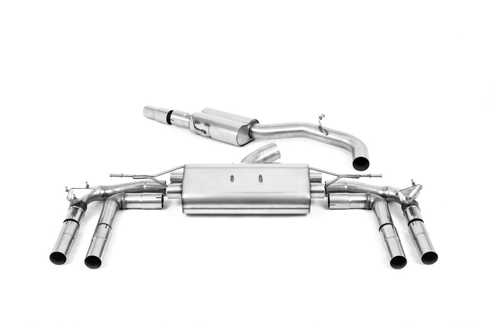 Milltek Valved & Resonated Catback Exhaust System w/ EC Approval for 8Y Audi S3 Quattro