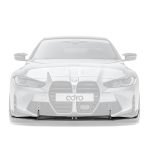 ADRO Carbon Front Lip for G8x BMW M3 / M4 (with OEM bumper) Installed on Grey M3 - Lip Highlighted