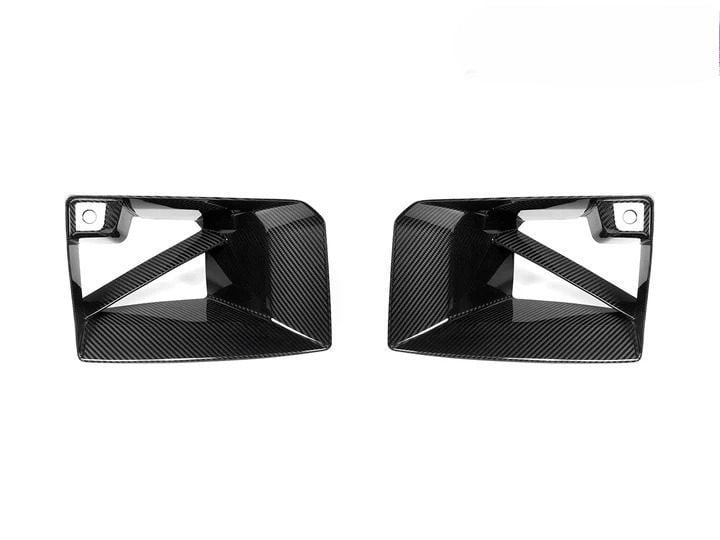 AutoTecknic Dry Carbon Front Air Inlet Trim Set for G87 BMW M2