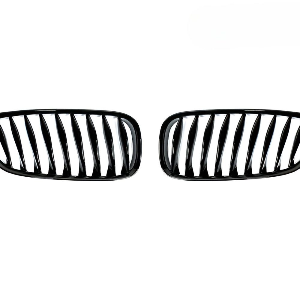 AutoTecknic Black Painted Front Grille Set for E85 BMW Z4 / Z4M