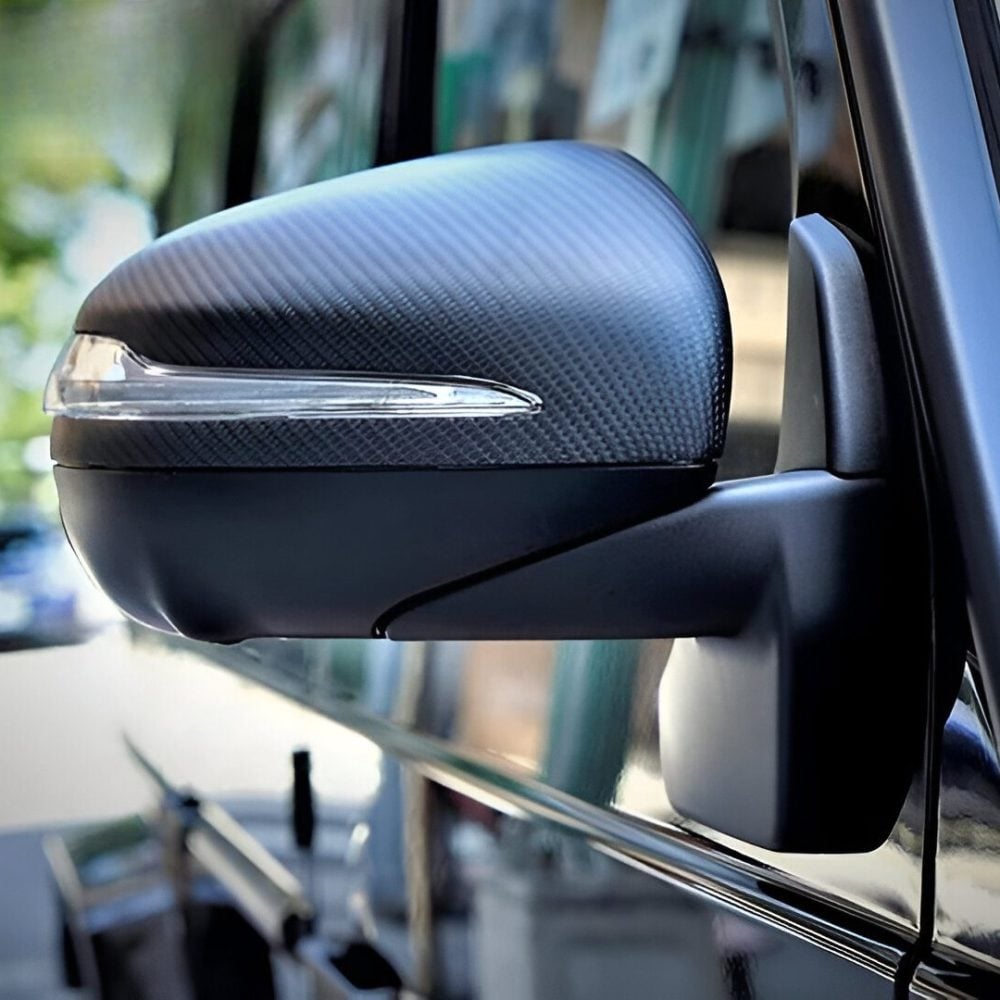 AutoTecknic Dry Carbon Replacement Mirror Covers for 2019+ Mercedes-Benz G Class / GLE Class / GLS Class Installed