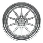 Strasse R10 Track Wheel in Silver & Polished