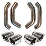 Fabspeed Deluxe Exhaust Tips for Audi SQ7 & SQ8 - Polished