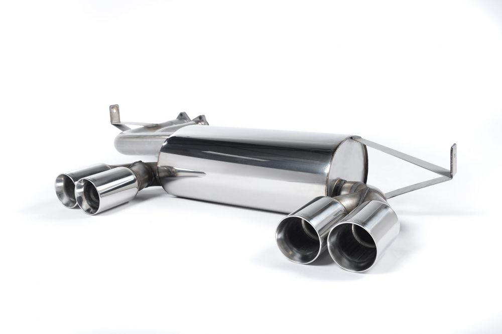 Milltek Rear Silencer Exhaust System with Polished Tips for E46 BMW M3 / CSL