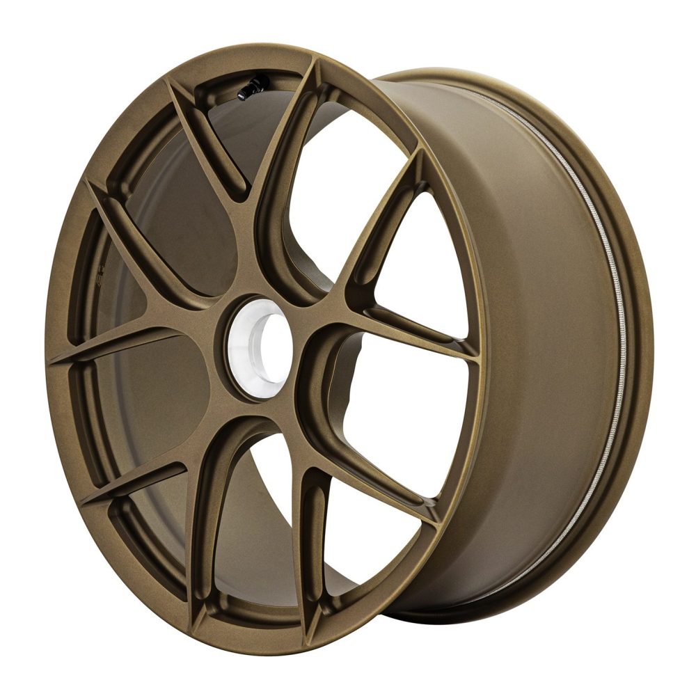 BC Forged ACL05 Monoblock Wheel (centerlock) in Matte Bronze - Side