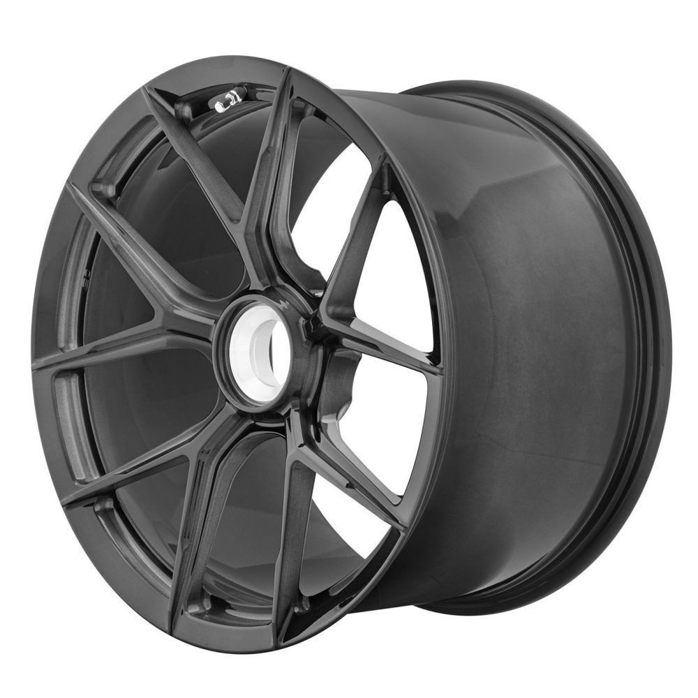 BC Forged ACL51 Monoblock Wheel (centerlock) in Graphite Gray - Side