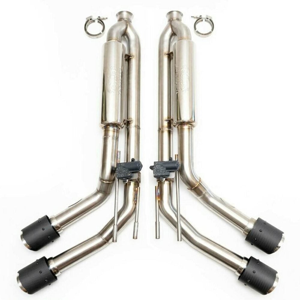 Fabspeed Valvetronic Exhaust System with Quad Tips for Mercedes-AMG G63