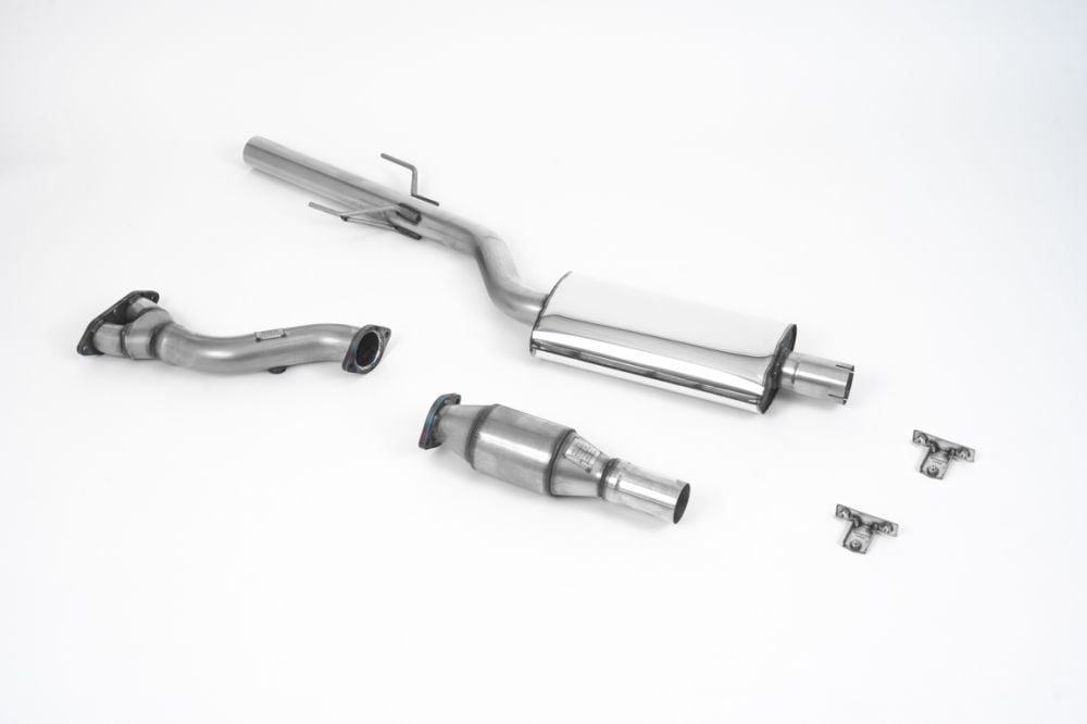 Milltek Resonated Manifold-Back Exhaust System w/ Polished Tips for E30 BMW M3 - Hi-Flow Sports Cat Option