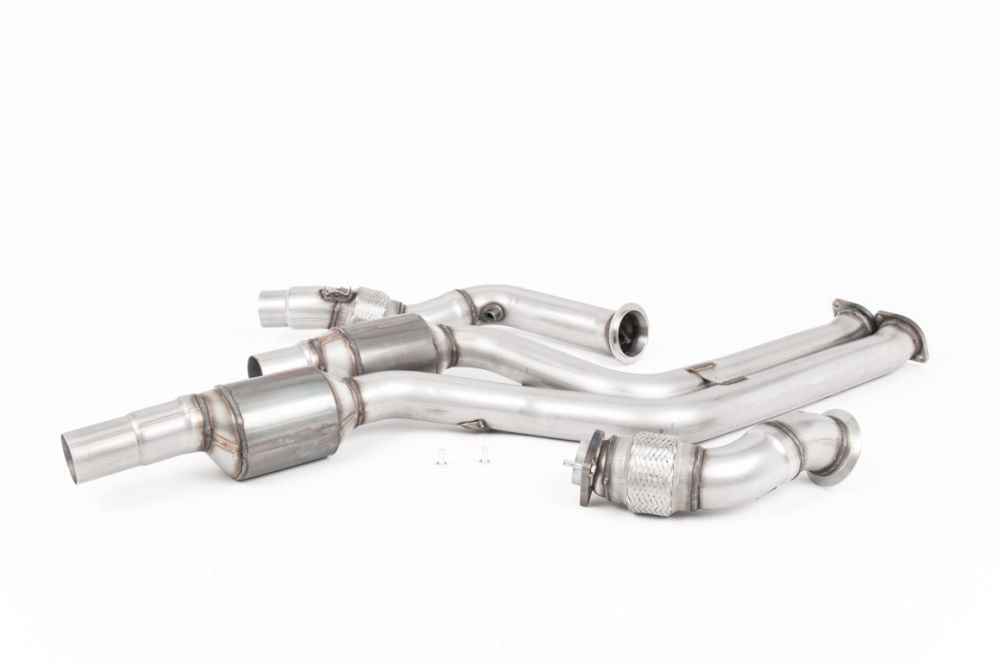 Milltek Large Bore Downpipe for F87 BMW M2 Competition w/ Hi-Flow Sports Cat