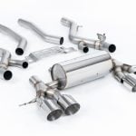 Milltek Valved OPF / GPF-Back Exhaust System with Race Center Resonator for G87 BMW M2 (OPF / GPF) with Polished Tips