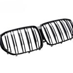 AutoTecknic Gloss Black Dual-Slat Front Grille for G05 BMW X5