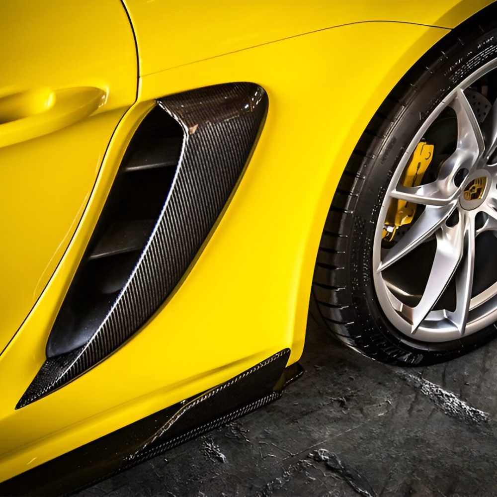 AutoTecknic Dry Carbon GT4-Style Side Intake Scoops for 982