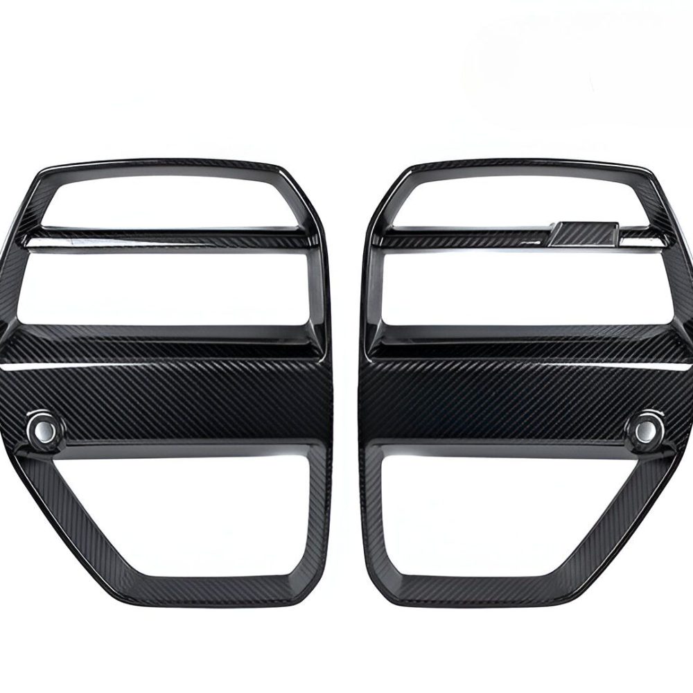 AutoTecknic Dry Carbon V1 Motorsport Front Grille Set for G8X BMW M3 / M4