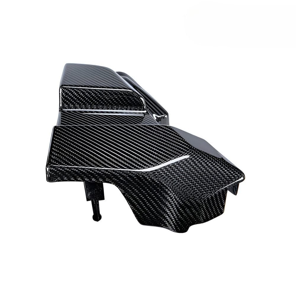 AutoTecknic Dry Carbon ECU Battery Terminal Cover For G87 BMW M2 - Side View
