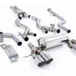 Milltek Valved Catback Exhaust System for G87 BMW M2 (OPF / GPF) with Polished Tips - Resonated Version