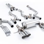Milltek Valved Catback Exhaust System for G87 BMW M2 (non-OPF / GPF) with Polished Tips - Resonated Version