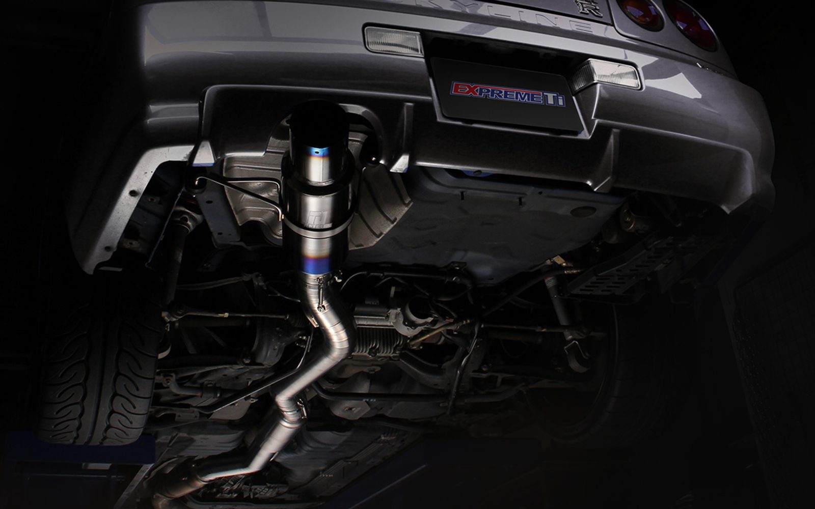 TOMEI EXPREME Ti exhaust for R34 GT-R