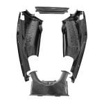 Exotic Car Gear Carbon 4-Piece Engine-Bay Set for Ferrari 488 GTB / 488 Pista / F8 Tributo