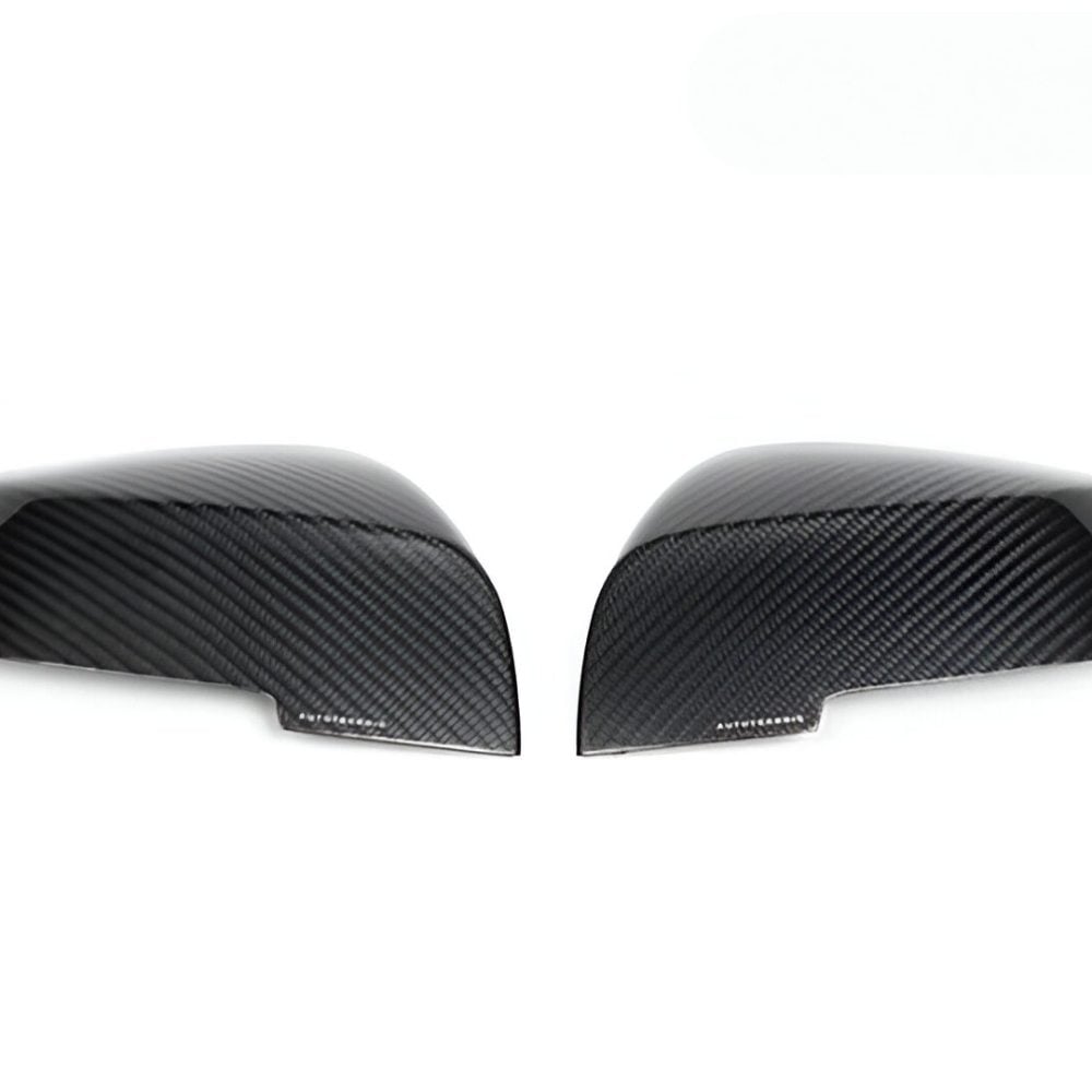 AutoTecknic Dry Carbon Replacement Mirror Covers for FXX & E84 BMW 1 Series / 2 Series / 3 Series / 4 Series / M2 and X1