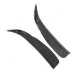 Exotic Car Gear Carbon Front Bumper Side Whisker Covers for Ferrari F8 Tributo / Spider