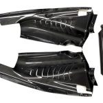 Exotic Car Gear Carbon 3-Piece Engine-Bay Set for Ferrari 488 GTB / 488 Pista / F8 Tributo